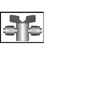 Kohútik 20x20 vrúbkovaná svorka