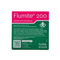 Flumite 200, balenie 5 × 5 ml (ampulky)