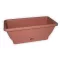 Balkónová debna, široký podnos terrakotta 40 cm