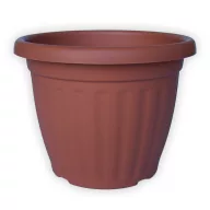 Črep umelý, vrúbkovaný terrakotta 60 cm