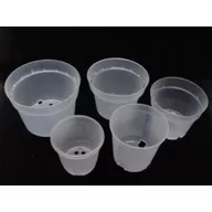 Črepník plastový bezfarebný  15-ka H15LSR