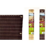 Tkaná tieniaca sieť "Havana" hnedá 1x5 m