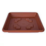 Črep hranatý podnos, terrakotta 25 cm