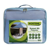   Nápinateľná tieniaca sieť Sun-net Kit Polyester modrá 3,6x3,6x3,6 m