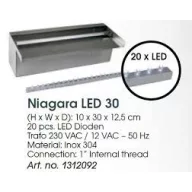 Vodopádový element "Niagara Led 30"