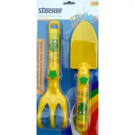 Detská záhradná sada 2ks plast, žltá