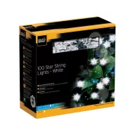 Svetelná girlanda Gardman, 100 hviezda Led,biela 11,89 m