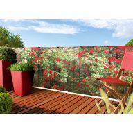 Tieniaca sieť s kvetinovým vzorom 1x3 m