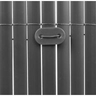   Plastový fixatér pre bambus "Fixcane" sivý 26ks/balenie