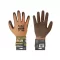 Rukavice záhradné Perfect grip hnedé, latex 10