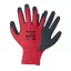 Rukavice záhradné Perfect grip červené latex 9