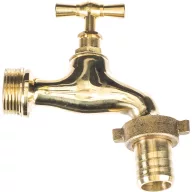 Záhradný kohútik medený s hadicovým koncom 3/4"