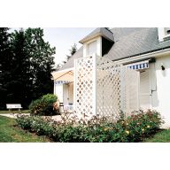 Dekoratívny panel do exteriéru Classic 1x2 m  biely