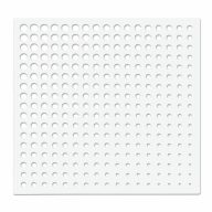   Plastový PP panel s dekoratívnymi motívmi Moon panel biely 1 m x 1 m