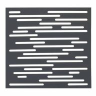   Plastový PP panel s dekoratívnymi motívmi Nautic panel antracit 1 m x 1 m