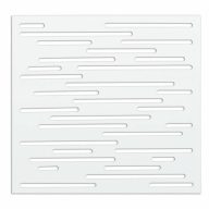   Plastový PP panel s dekoratívnymi motívmi Nautic panel biely 1mx1m