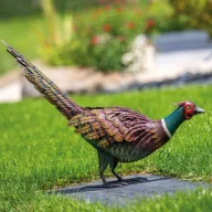   Kovová farebná figúrka kohúta bažanta Feesy 54 x 15 x 46 cm