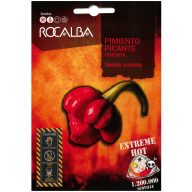 Chilli paprika Trinidad Scorpion Rocalba 8 semien
