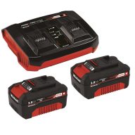   Einhell 2 ks akumulátor + dvojitá nabíjačka 2x3,0Ah & Twincharger Kit