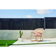   Syntetické trstinové prútie s prírodným efektom VIMET LOP antracit 1,5x3 m