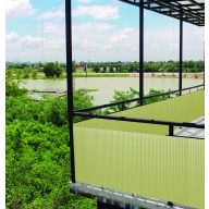 Oválna plastová trstina Litecane PVC bambus 1,5x3 m