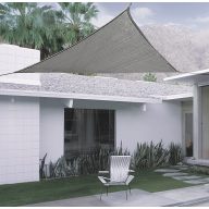 SUNNET KIT ∆ tkaná slnečná plachta sivá 3 x 3 x 3 m