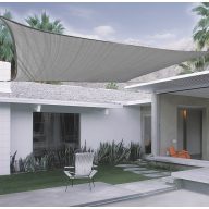 SUNNET KIT ■ tkaná slnečná plachta sivá 3,6 x 3,6 m