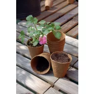   Rašelinové kvetináče "Growing Pots" priemer 6 cm 24 ks prírodné