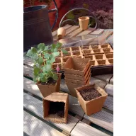   Rašelinové kvetináče "Growing pot" 8x8 cm 12 ks