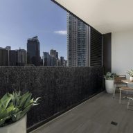 Umelý živý plot Hidegraphite antracit 1x3 m