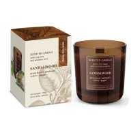  Parfumová nádobka - prémiový sójový vosk Sandalové drevo 150 g