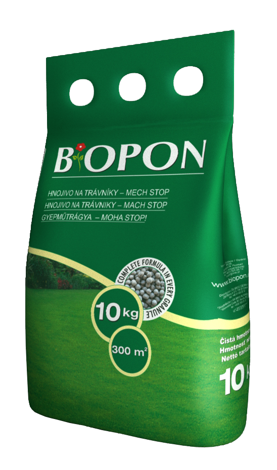 Biopon trávnikové hnojivo mach-stop 10 kg