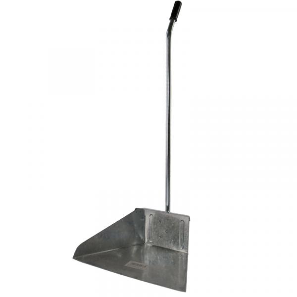 Lopata na smeti pozinkovaná s kovovou rukoväťou