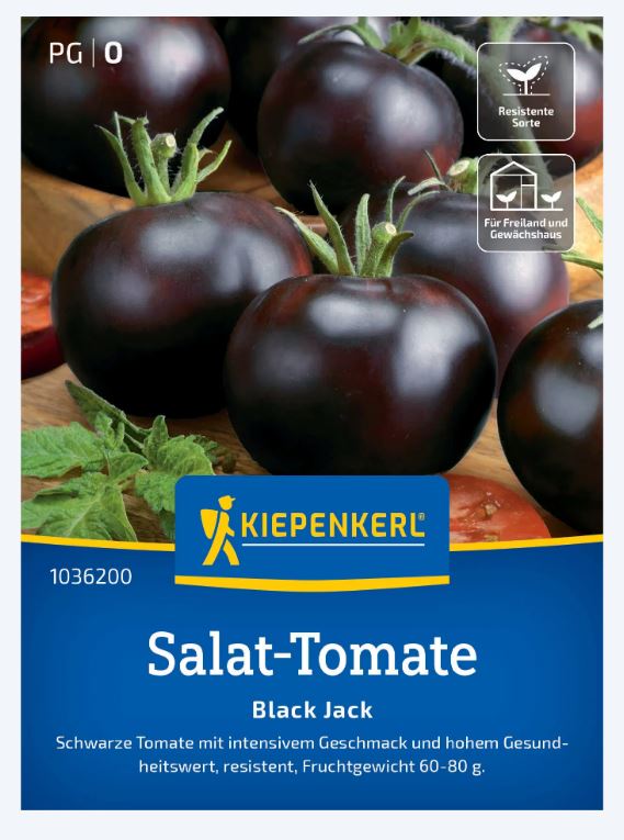 Paradicsom (saláta)-Black Jack Kiepenkerl ca. 7 db mag