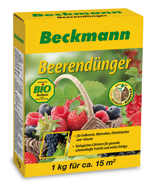 Beckmann organic mineral plant food for strawberries, grapes and fruit 1 kg