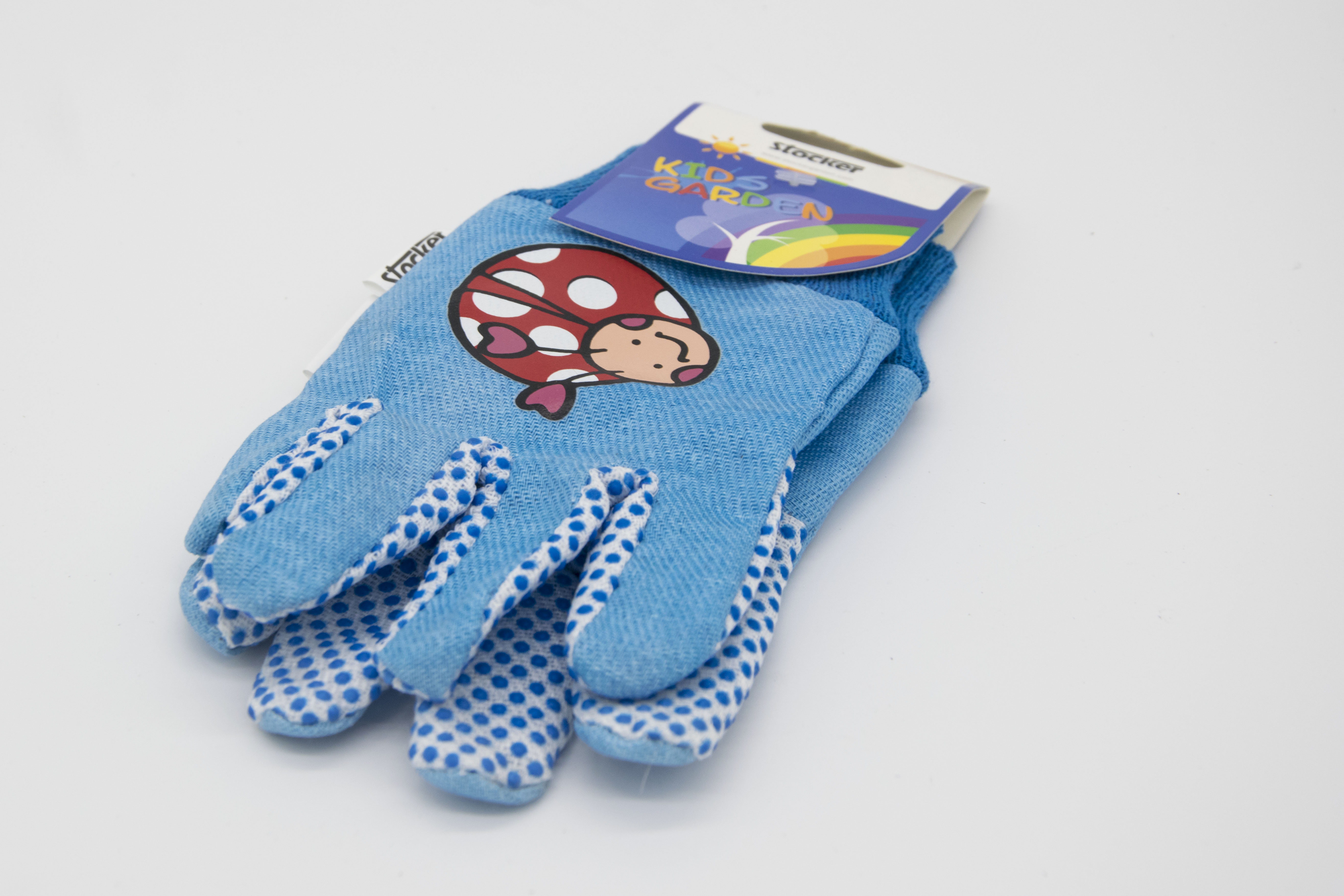 Detské záhradné rukavice modré