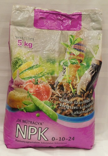 NPK 0-10-24 umelé hnojivo 5 kg