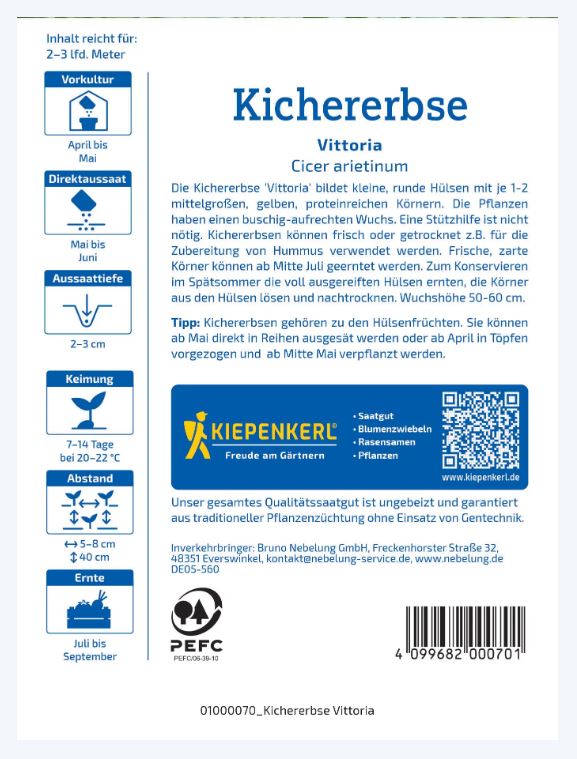 Csicseriborsó-Vittoria Kiepenkerl 2-3 fm