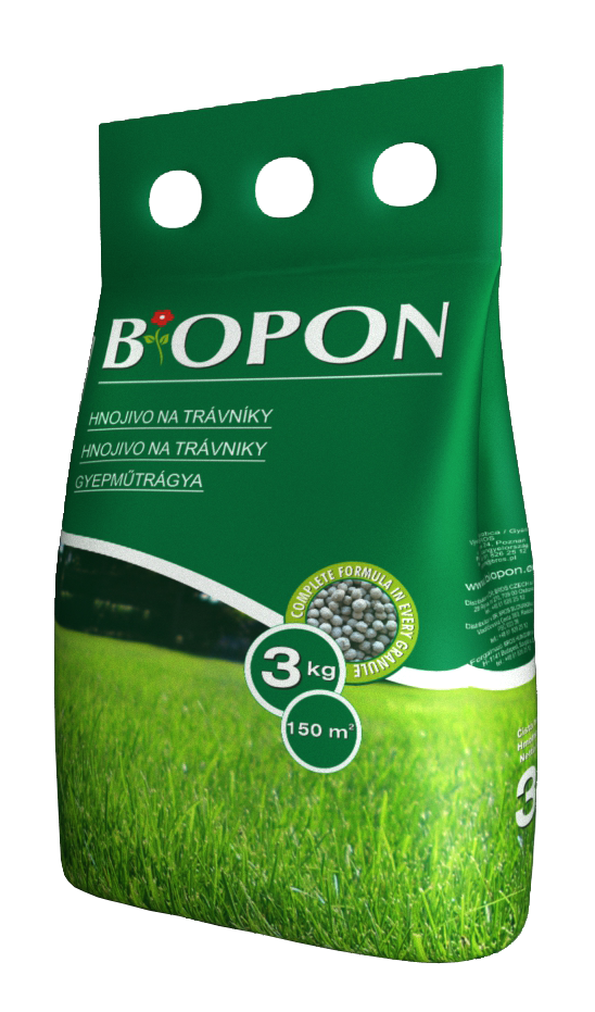 Biopon trávnikové hnojivo 3 kg