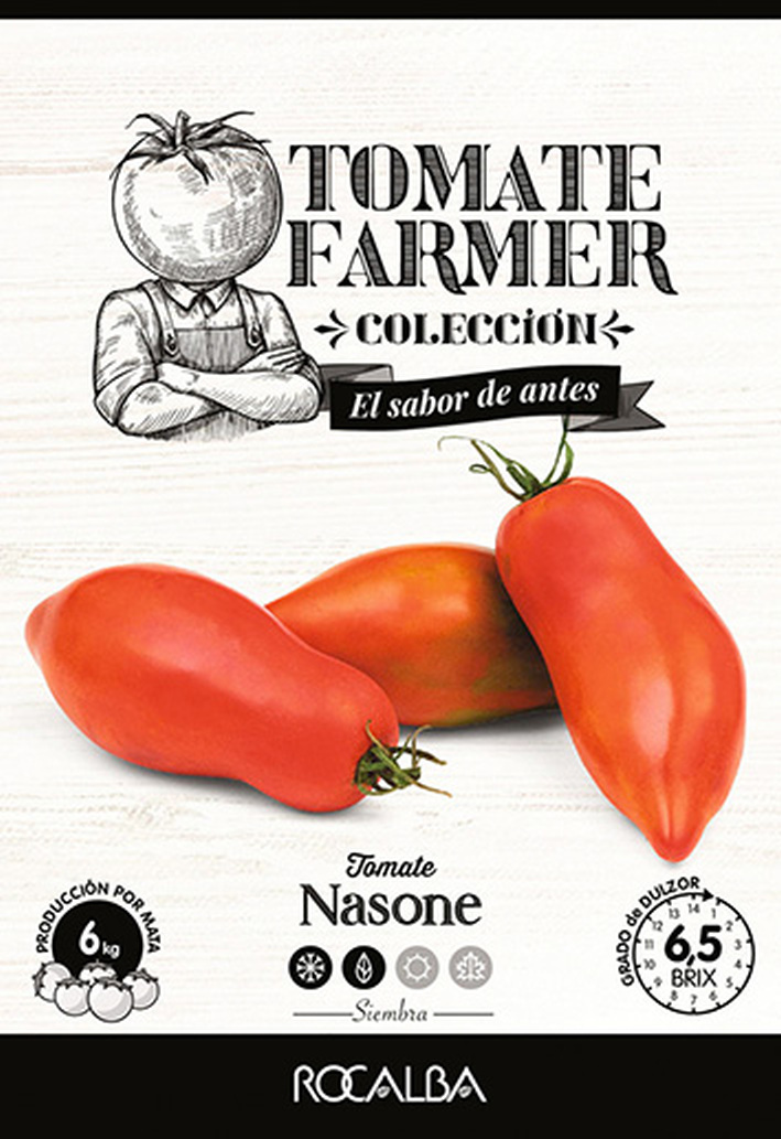 Paradajky Nasone (Farmár) Rocalba 10 semien