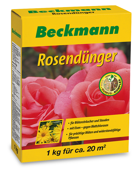 Beckmann szerves-ásványi növénytáp rózsákhoz és virágzó évelő növényekhez 1 kg