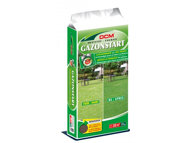 DCM Jarné štartovacie a udržiavacie trávnikové hnojivo (12-3-3 45% organická látka) 10 kg
