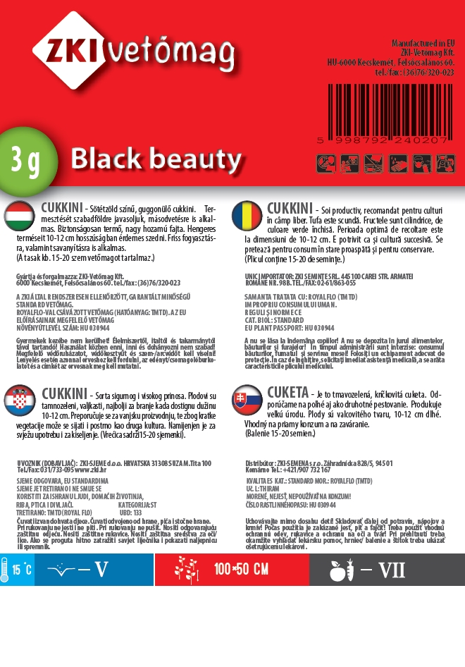 Cuketa Black beauty 3g ZKI