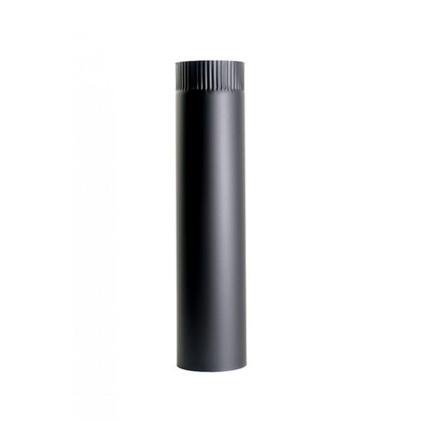 Füstcső vastag falú (1,8 mm) fekete, 250 mm átmérő: 250 mm