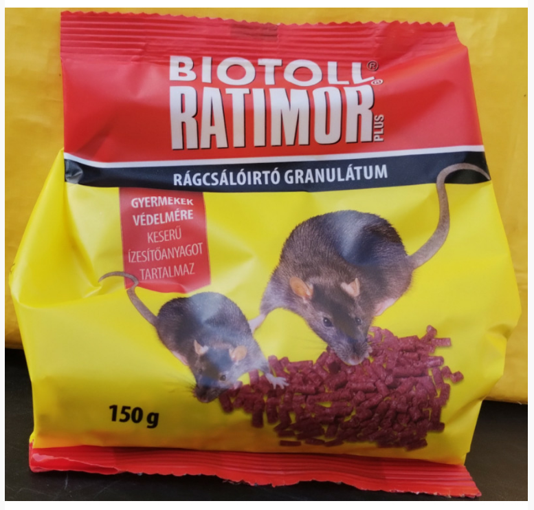 Ratimor plus rágcsálóírtó granulátum piros 150 g