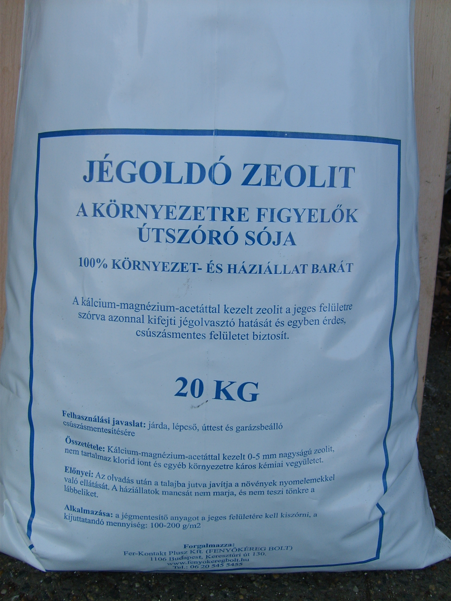 Jégoldó zeolit 20 kg