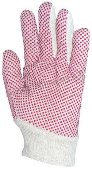 Ochranné rukavice bavlnené bodkované 4160