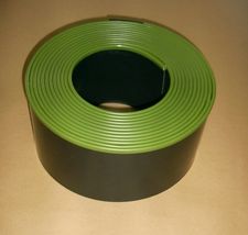 Ágyásszegély 10mx15cm zöld szegéllyel (ABS)