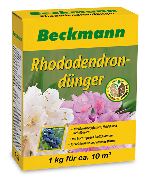 Beckmann organic mineral plant food for rhododendrons, azaleas, hydrangeas and blueberries 1 kg