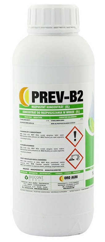 Prev-B2 listové hnojivo 1 l